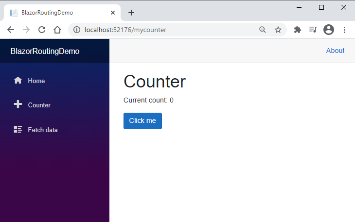 Blazor-App-Counter-Page-with-Second-Route